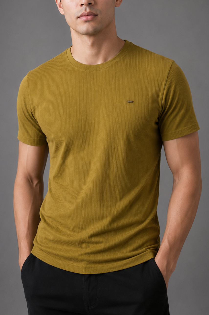 Jacquard Essential Tee