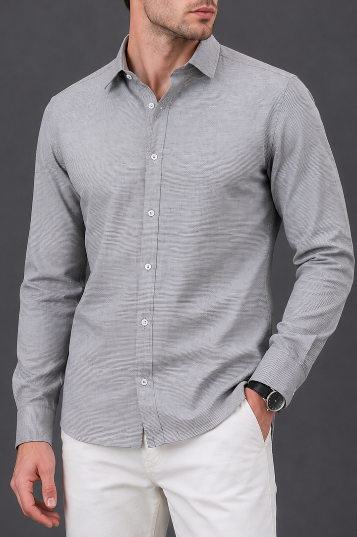 Micro Textured SemiFormal Shirt