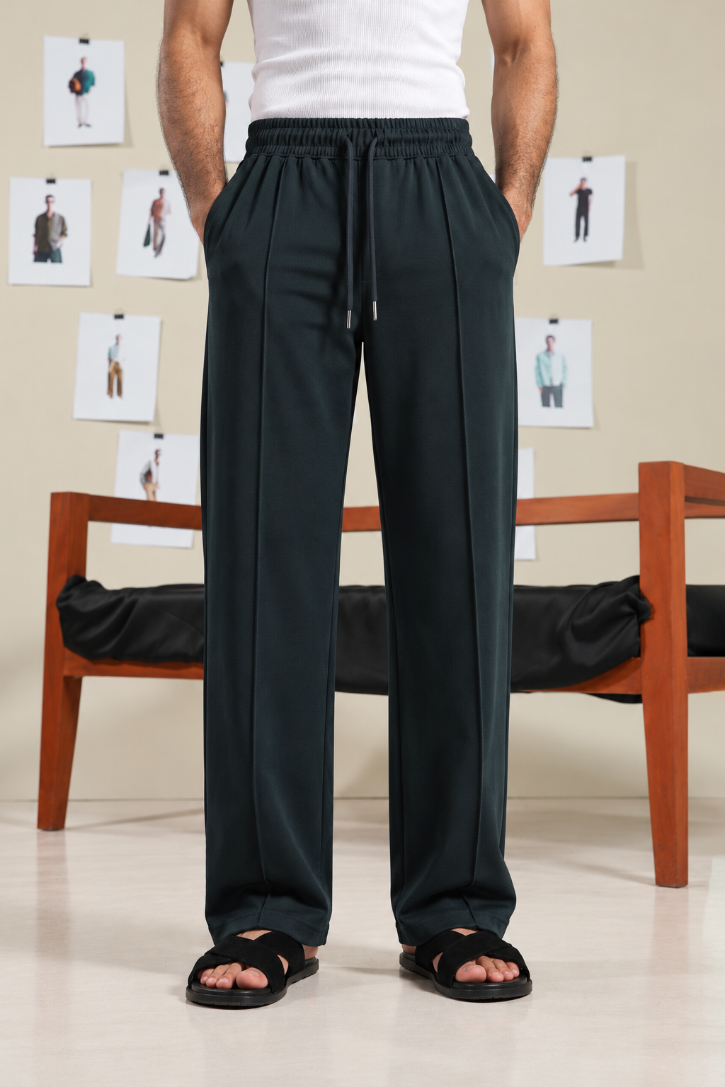 Pleated Comfort Trousers