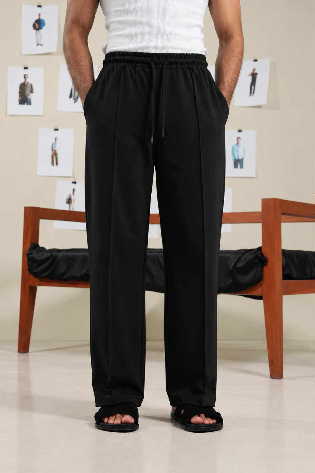 Pleated Comfort Trousers