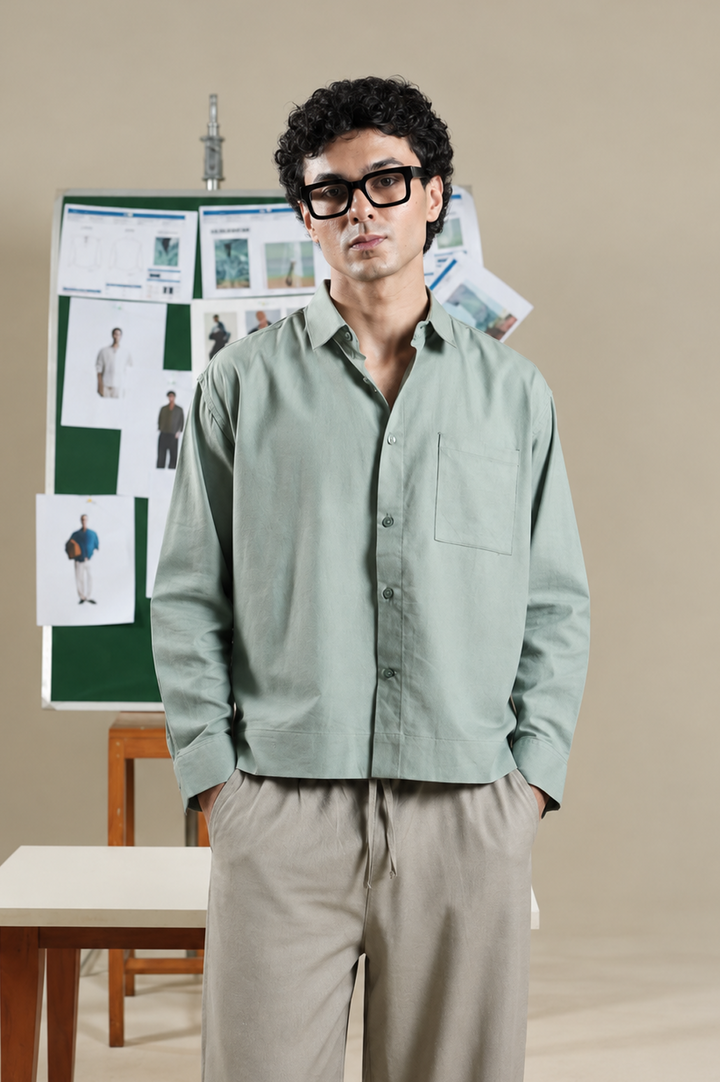 Sage Green Shirt