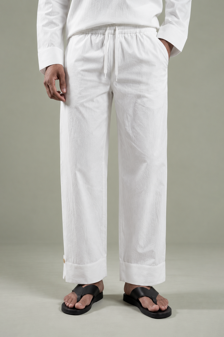 The Ivory Notch Set Trousers