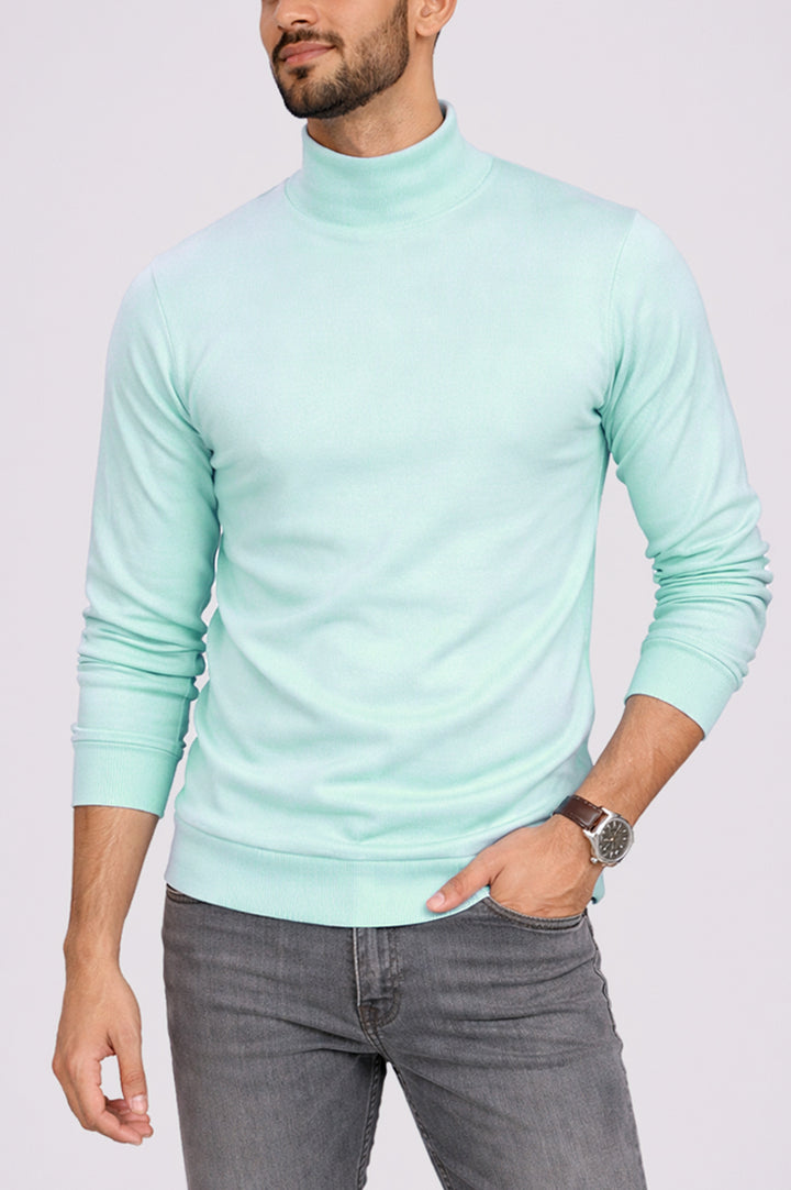 Ribbed Mock Neck 002750-FRZ