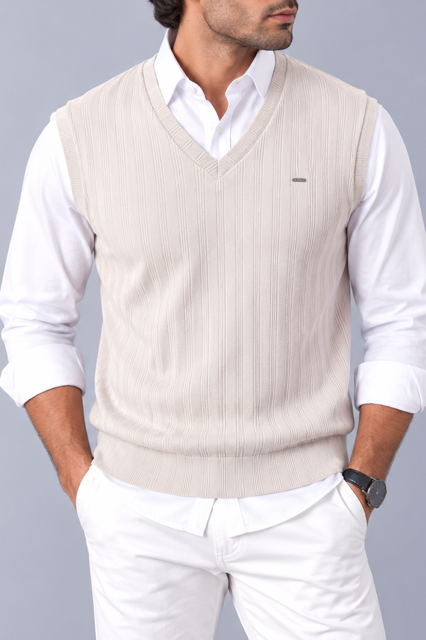 Ivory Tide Ribbed Sweater