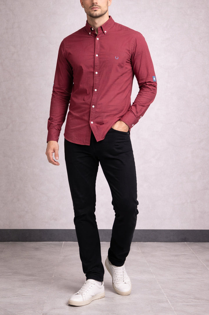 Mens Soft Cotton Casual Shirt 002551-MHR