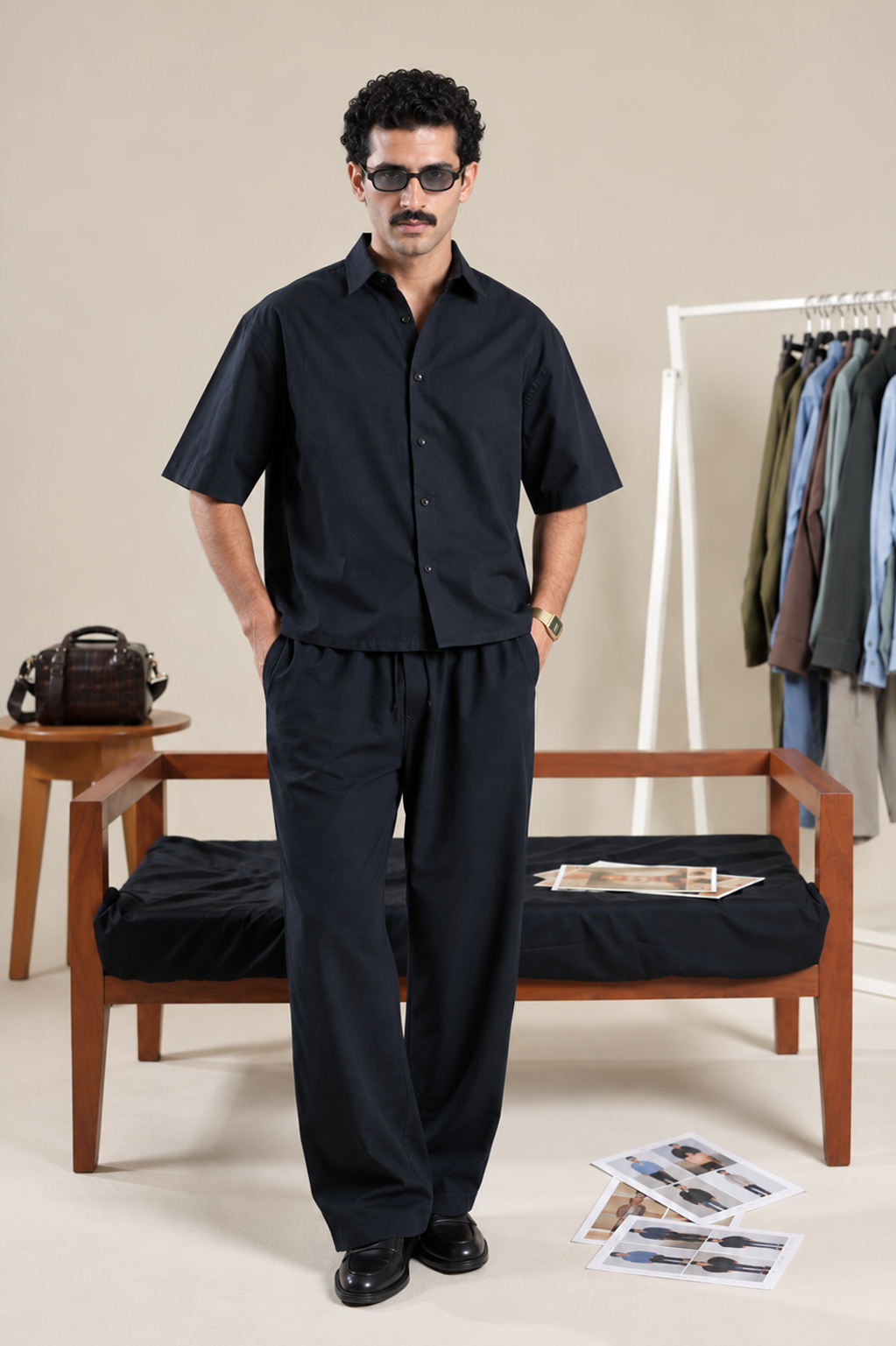 Quarter-Sleeve Shirt