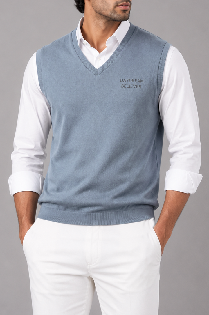 Blue Ash Ribbed Sweater