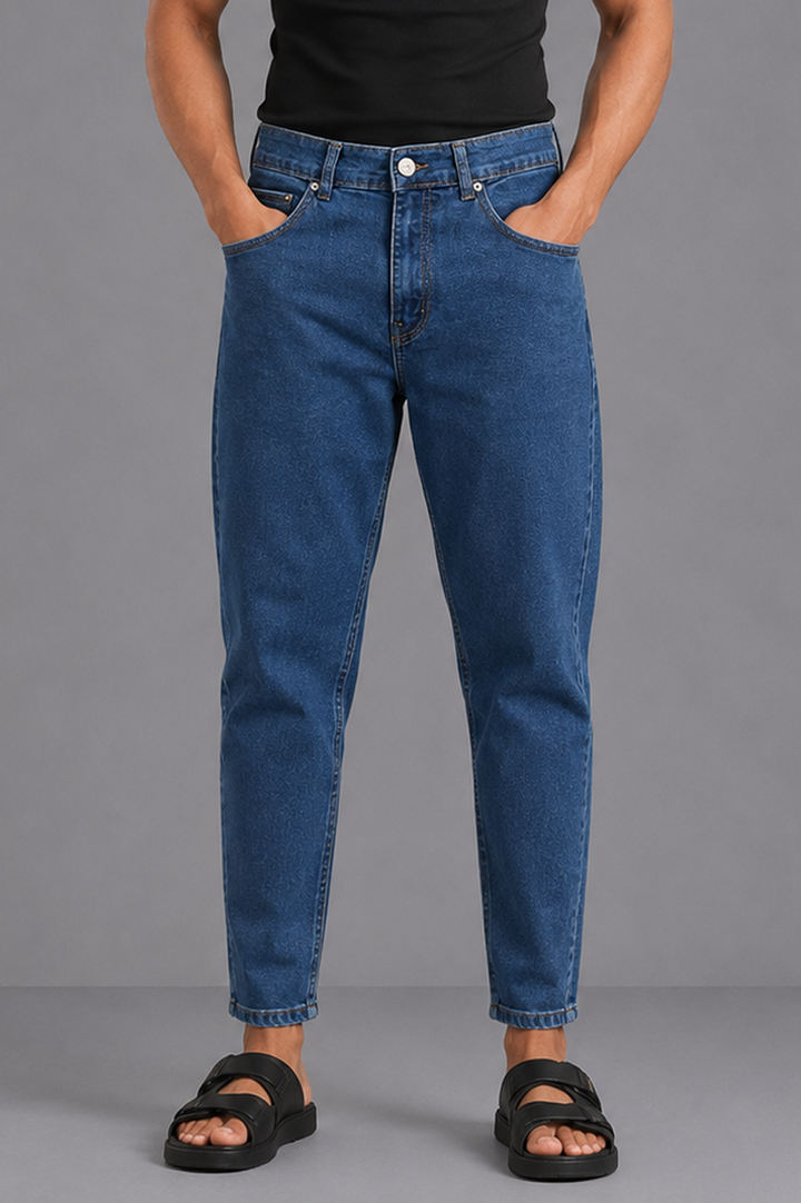 Classic Blue Carrot Fit Jeans