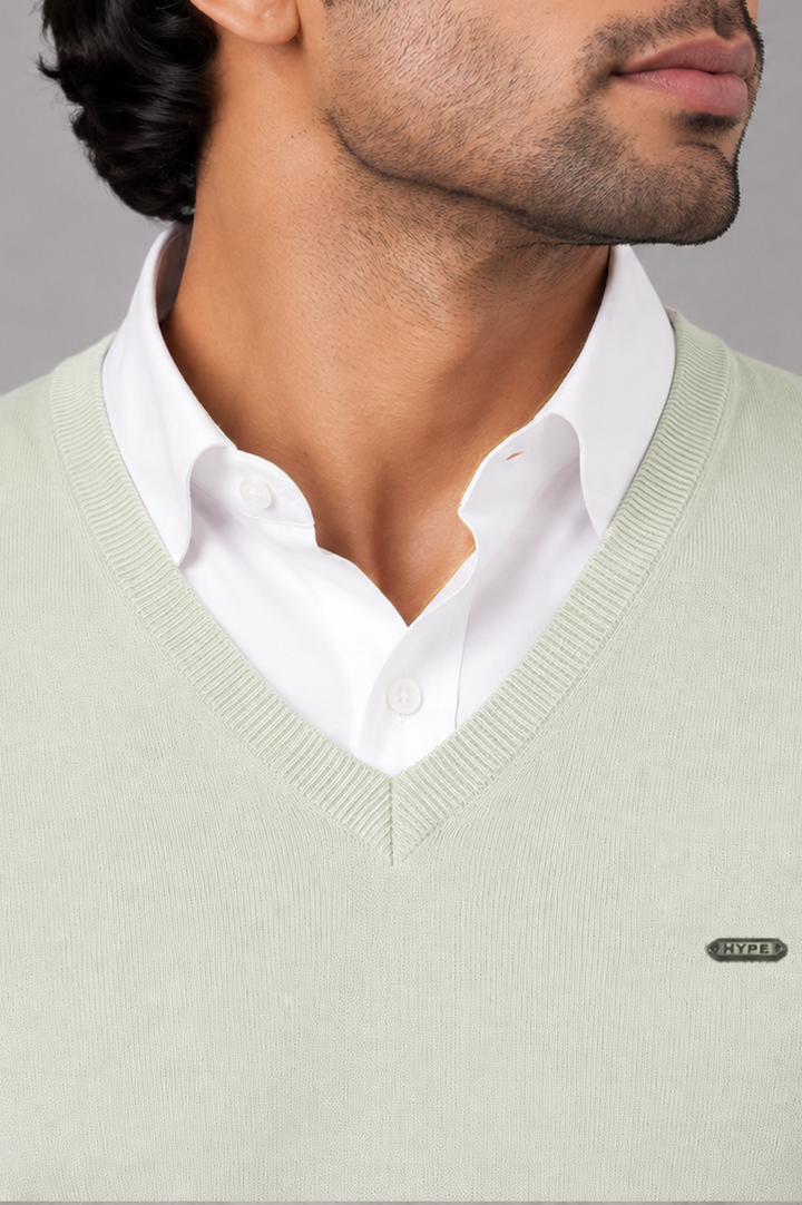 Mint Ribbed Sweater