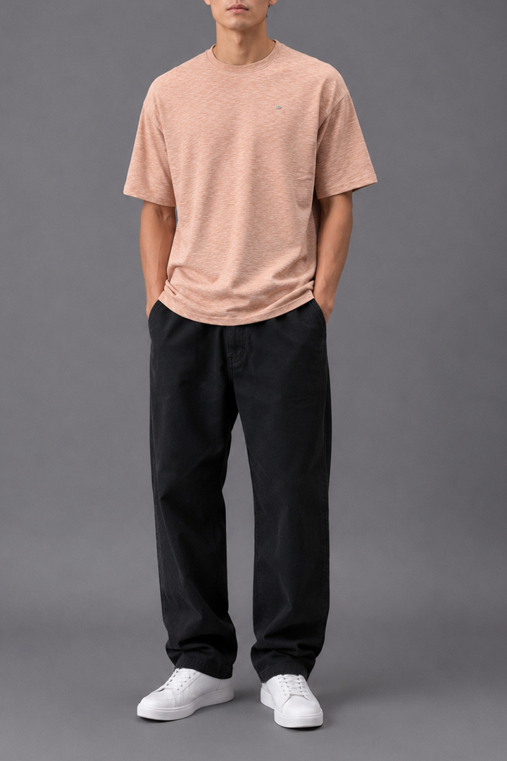 Blush Mélange Oversized Tee