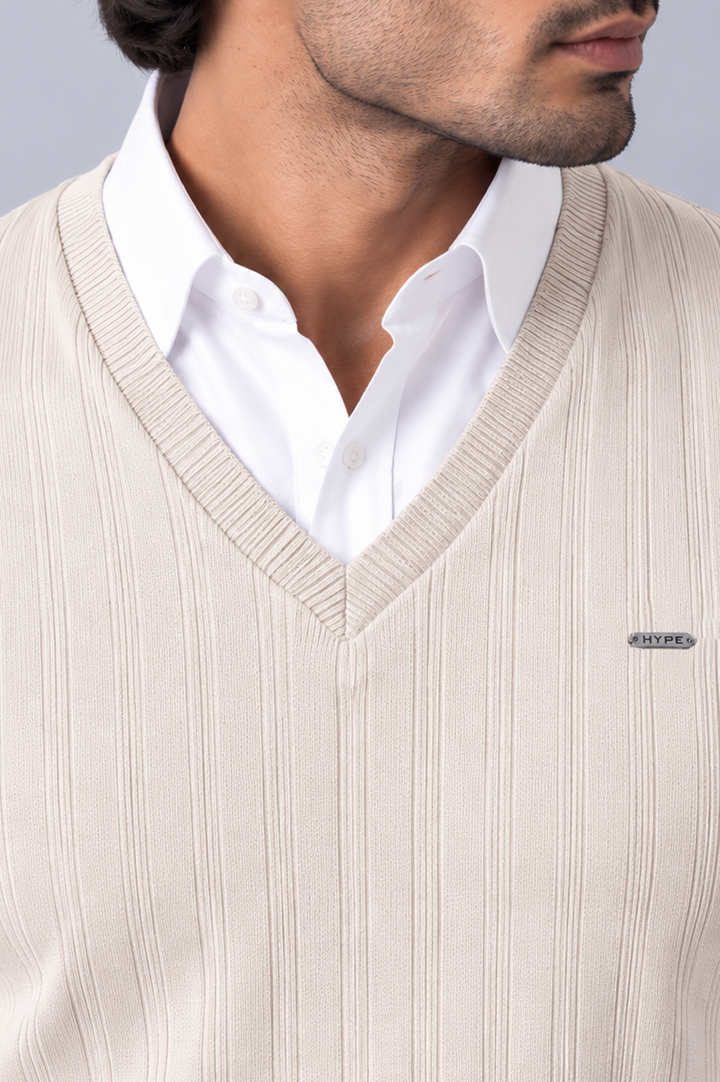 Ivory Tide Ribbed Sweater