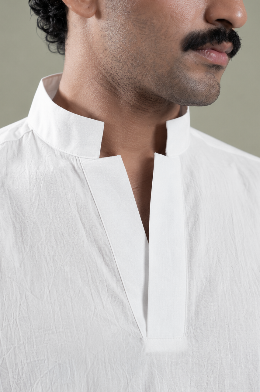 The Ivory Notch Set Shirt