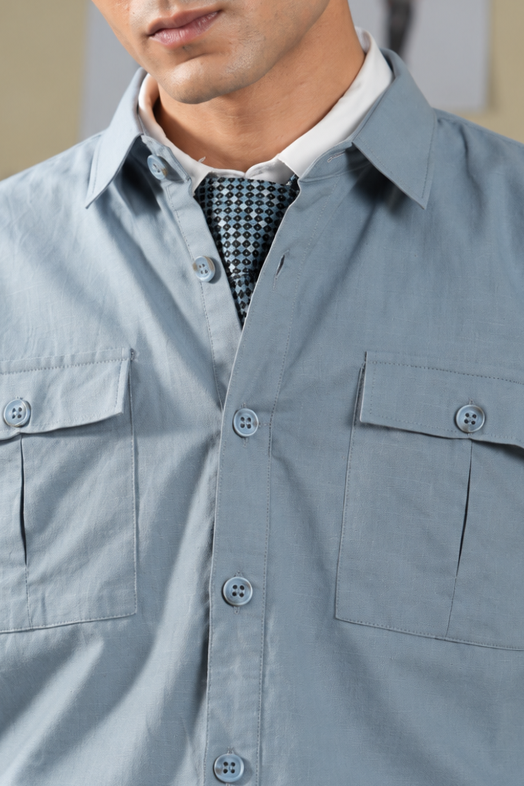 Linen Safari Shirt