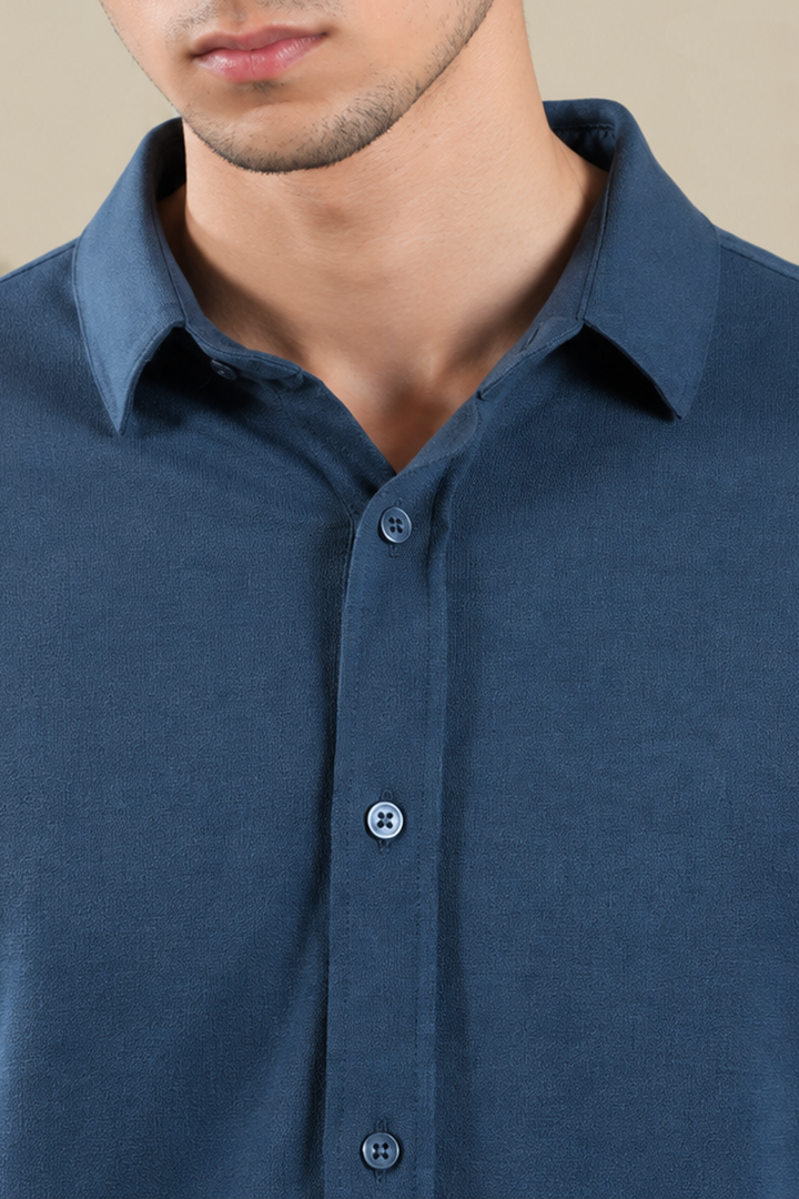 Textured Button-Down