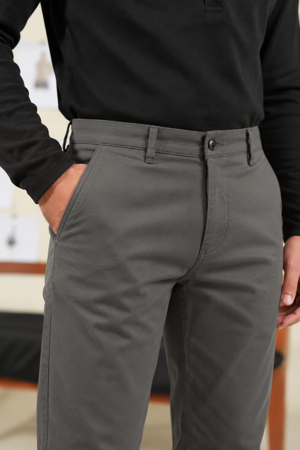 Straight Fit Chino Pants