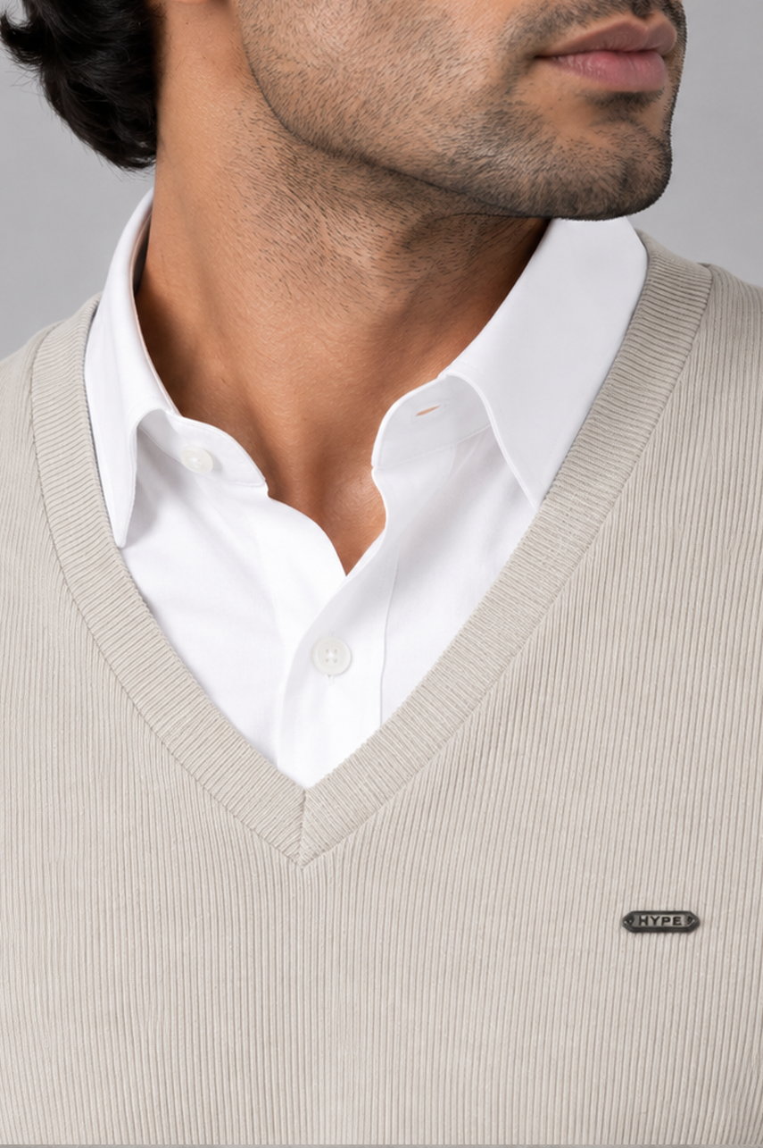OFF WHITE Ribbed Sweater