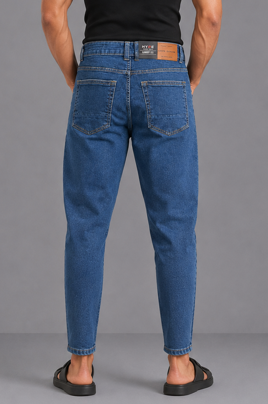 Classic Blue Carrot Fit Jeans
