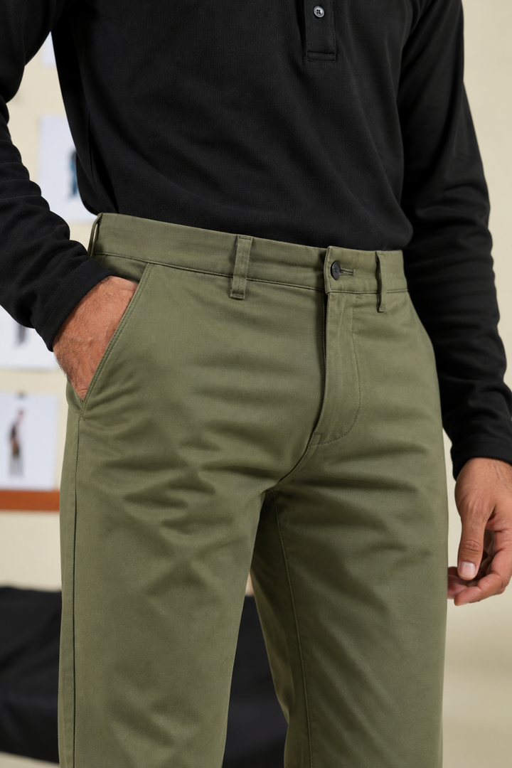Tapered Fit Chino Pants