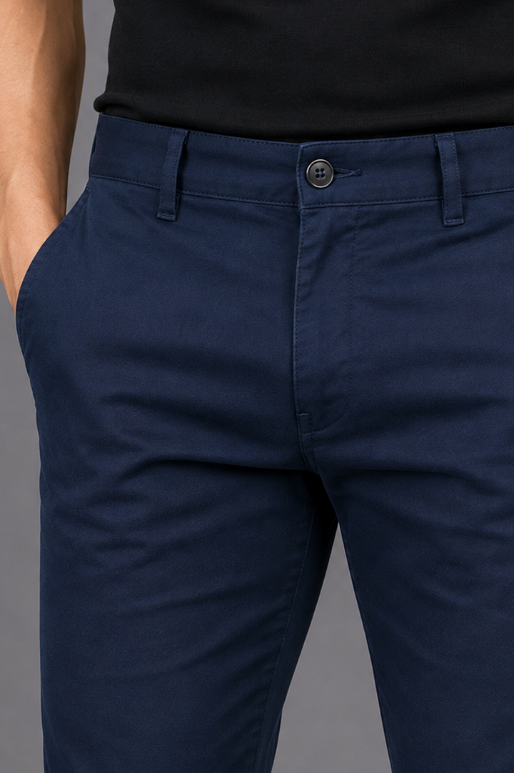 Navy Cotton Chino Slim FIT