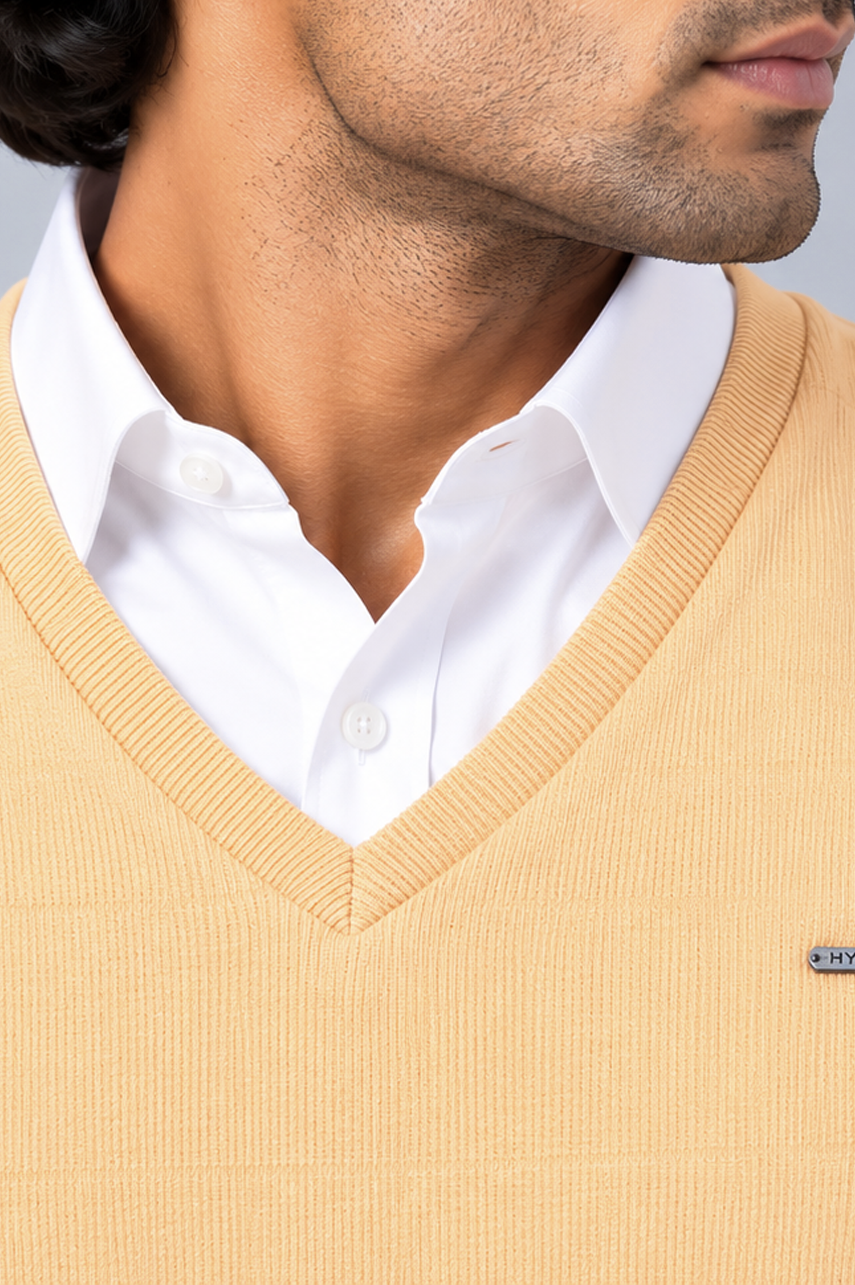 Classic Ribbed V-Neck Sweater Vest