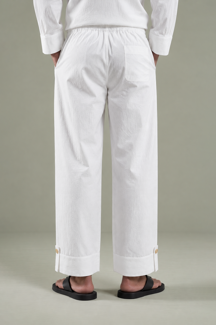 The Ivory Notch Set Trousers