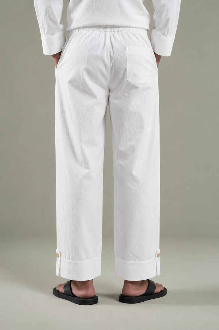 The Ivory Notch Set Trousers