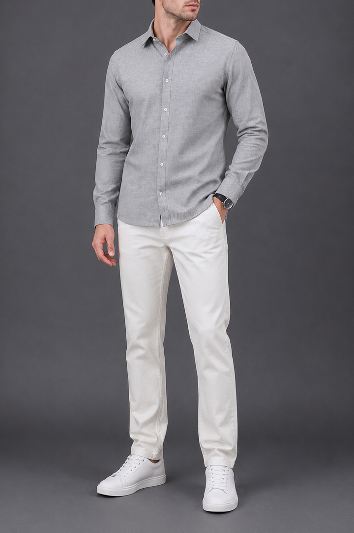 Micro Textured SemiFormal Shirt