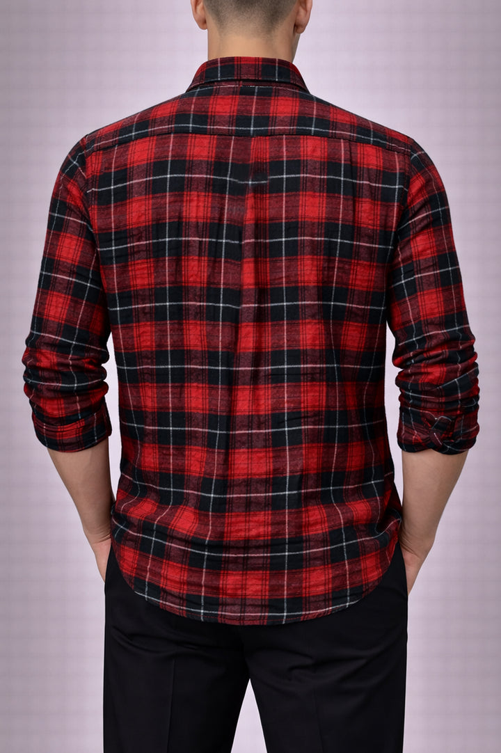 Checkered Shirt 001564-RED