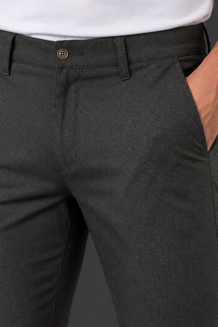 Textured Olive Chino