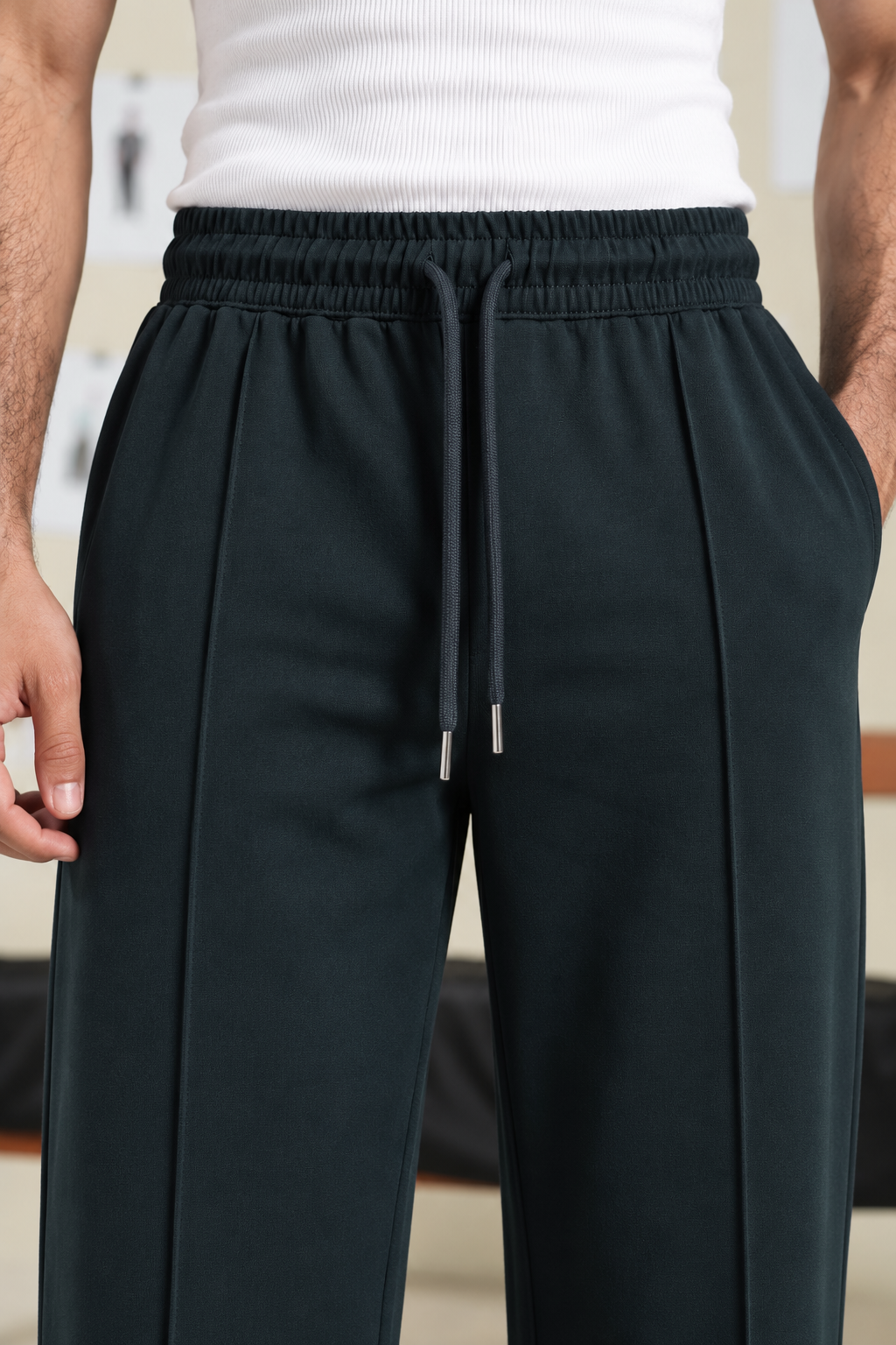 Pleated Comfort Trousers