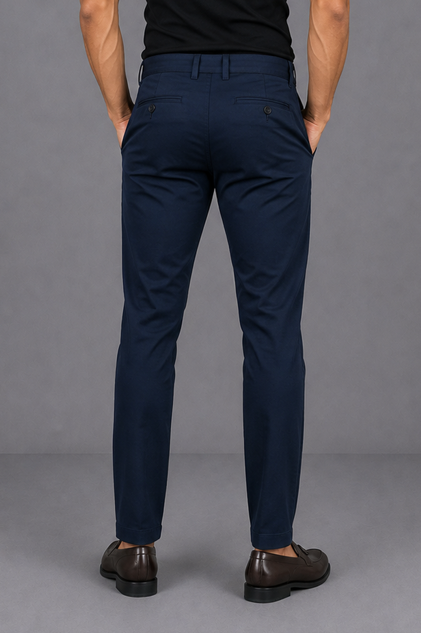 Navy Cotton Chino Slim FIT