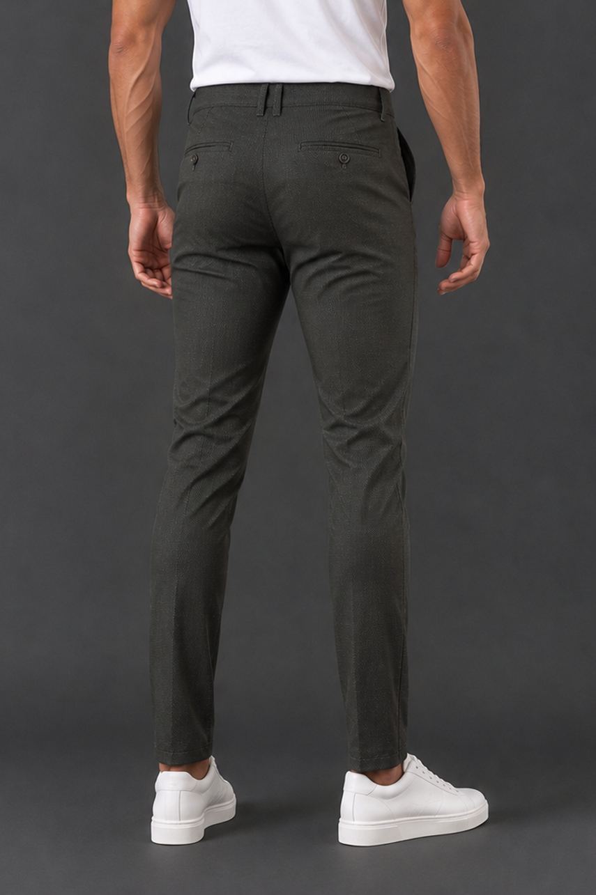 Textured Olive Chino