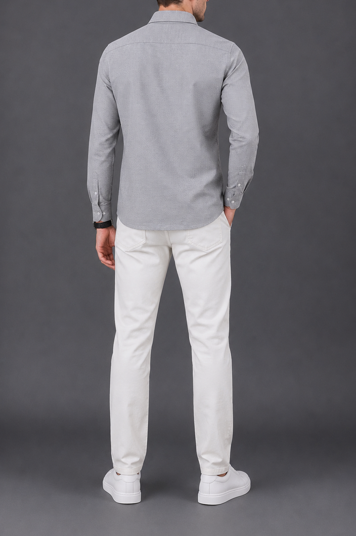 Micro Textured SemiFormal Shirt