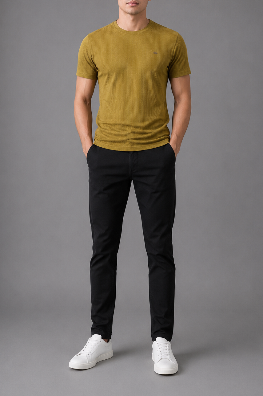 Jacquard Essential Tee