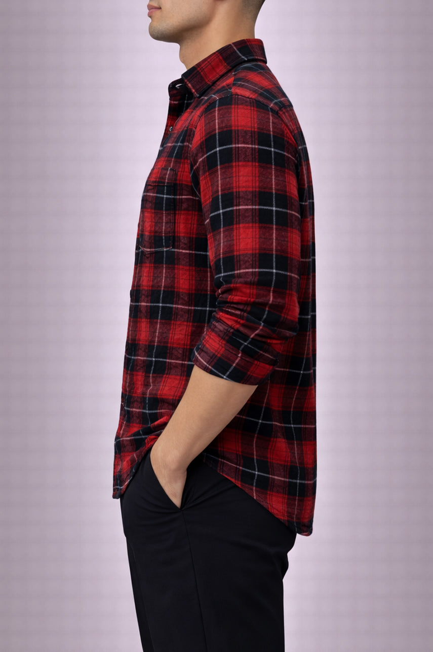 Checkered Shirt 001564-RED