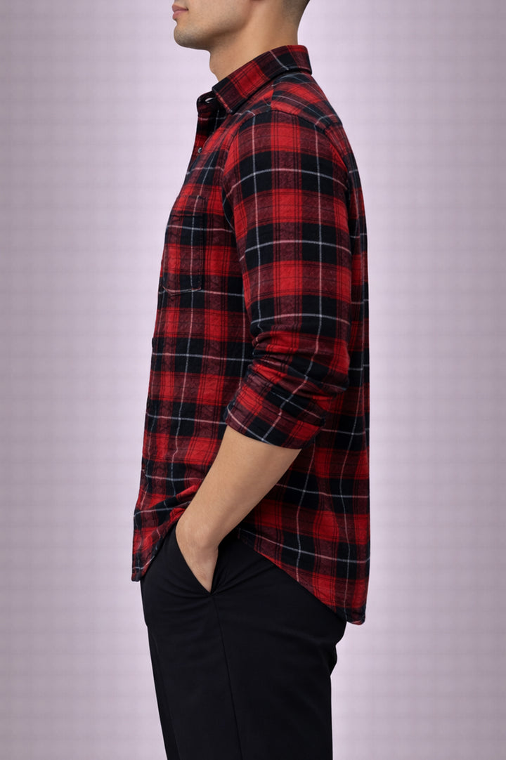 Checkered Shirt 001564-RED