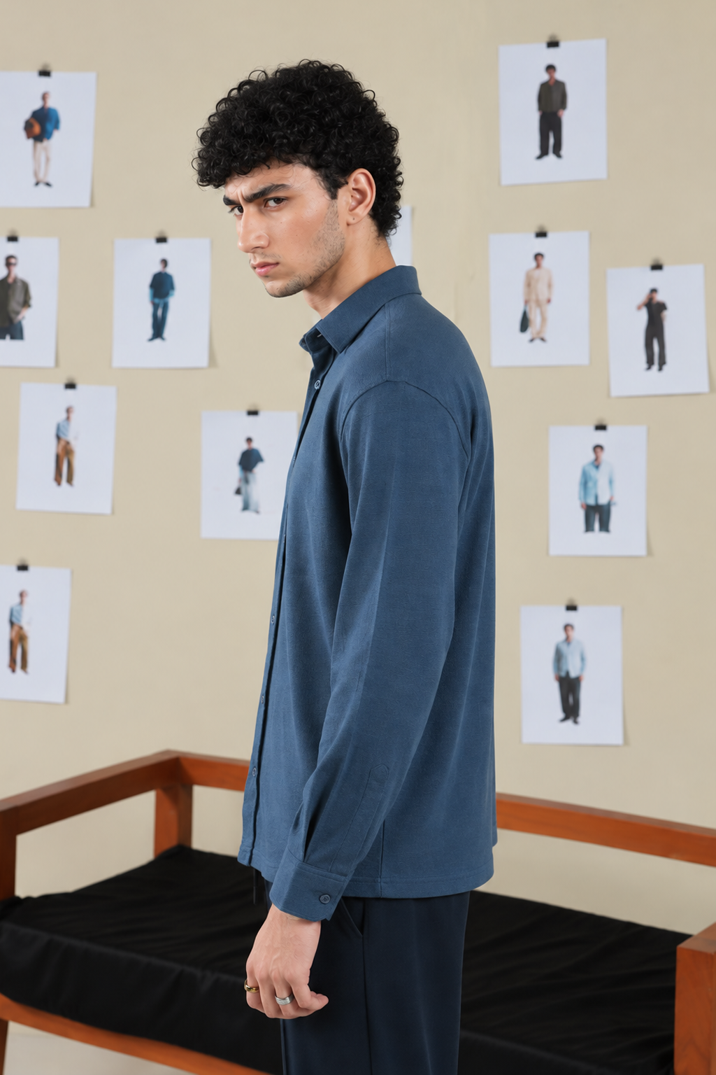 Textured Button-Down