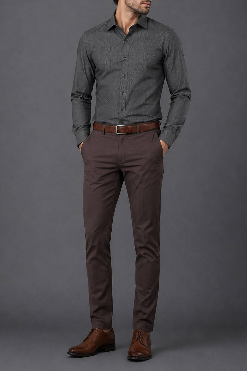 Textured Charcoal Shirt