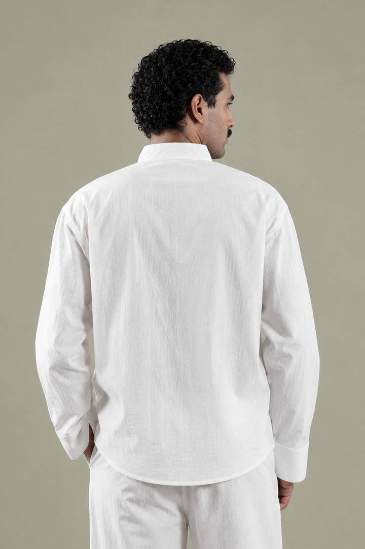 The Ivory Notch Set Shirt