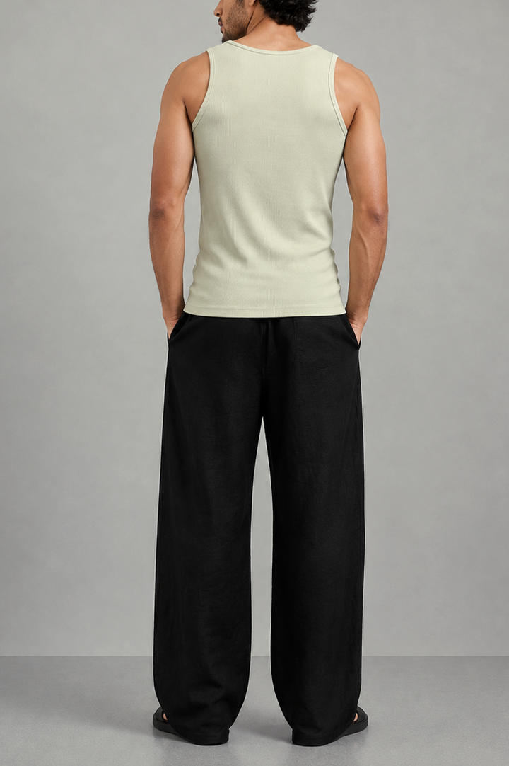 Light Green Rib Tank Top