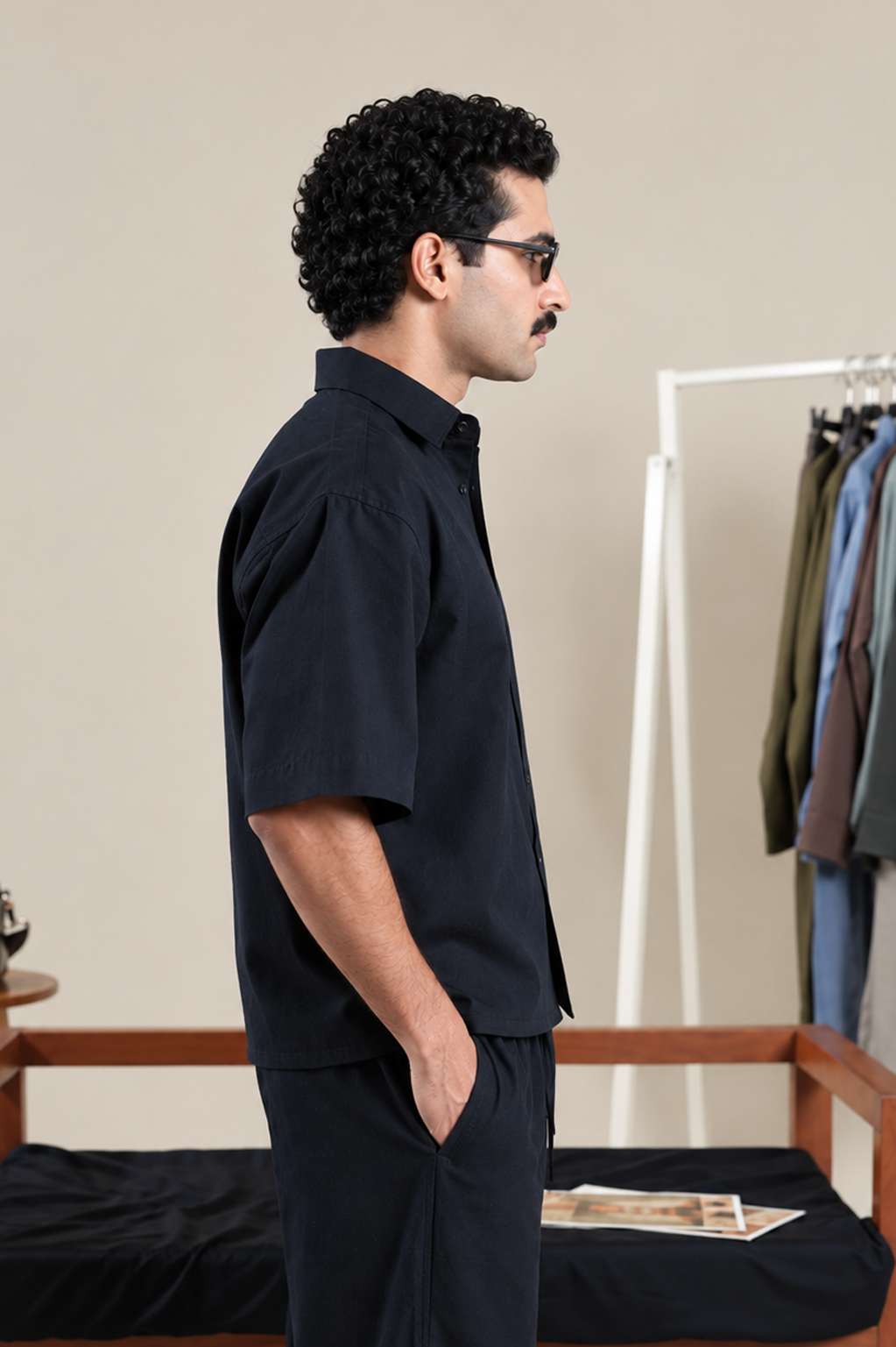 Quarter-Sleeve Shirt