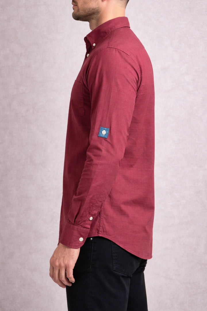Mens Soft Cotton Casual Shirt 002551-MHR