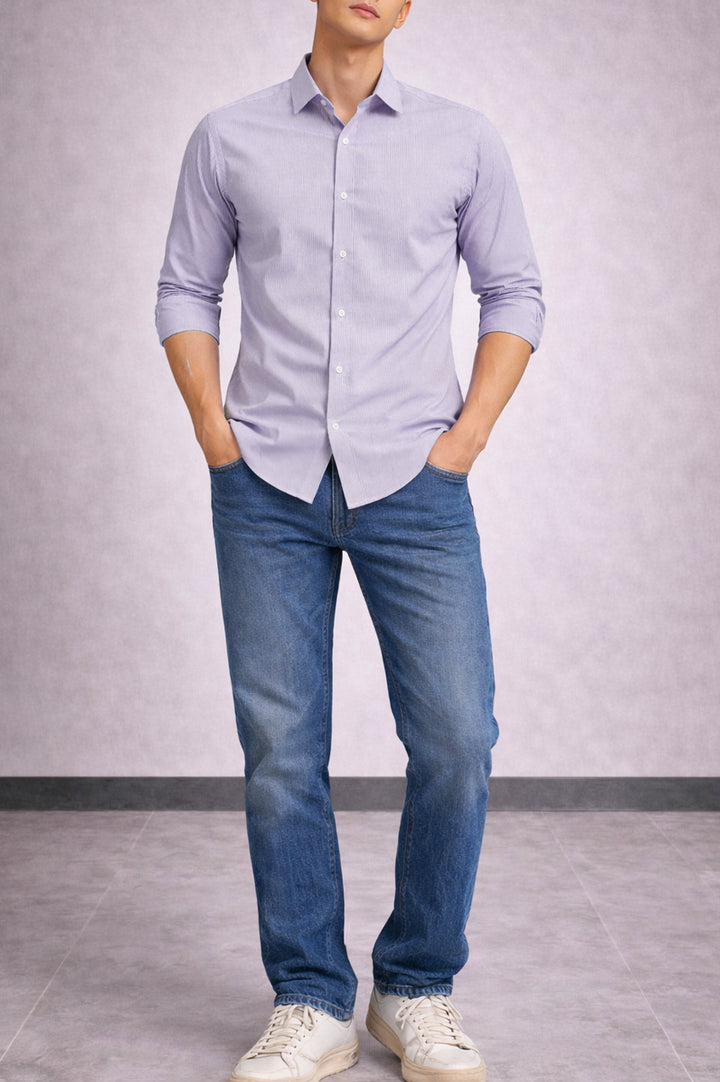 Button Down Shirt 002529-BLU