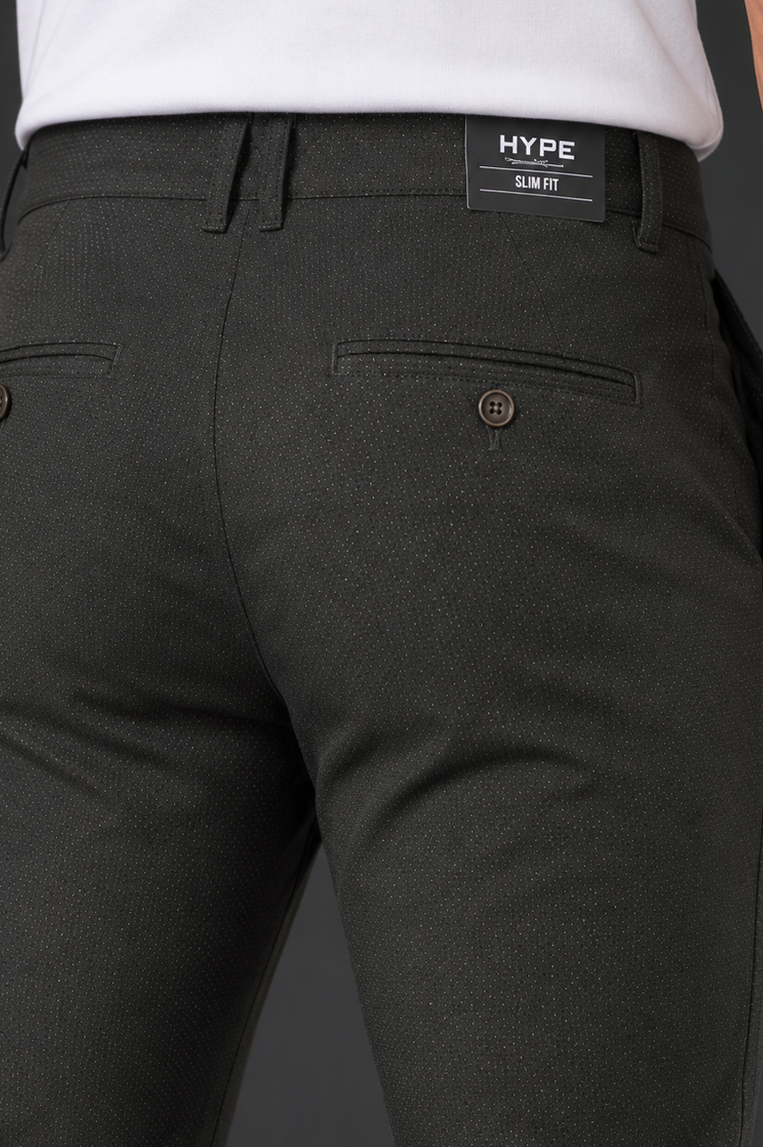 Textured Olive Chino