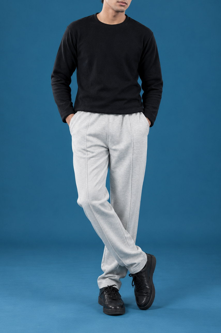 Fleece Pleated Lounge Trouser
