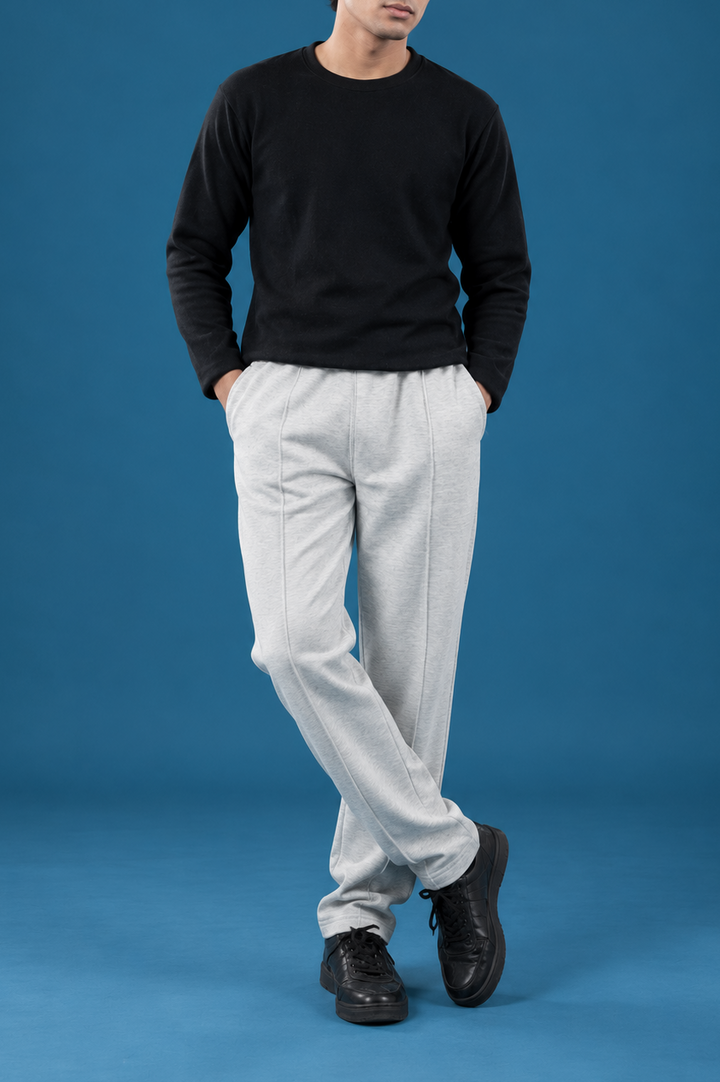 Fleece Pleated Lounge Trouser