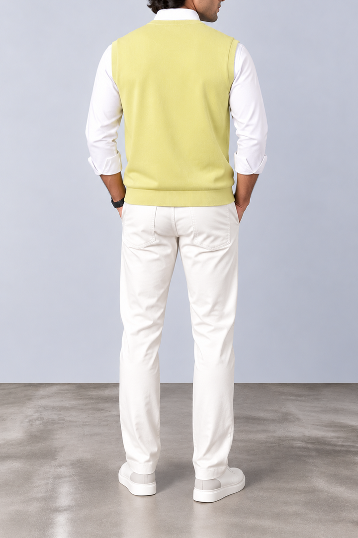 Yellow Ribbed Sweater