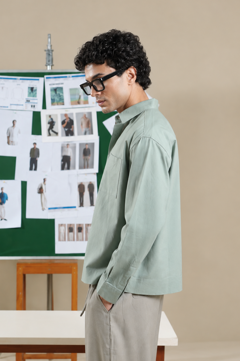 Sage Green Shirt