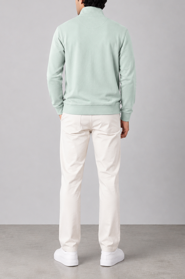 Mint Green Mock Neck