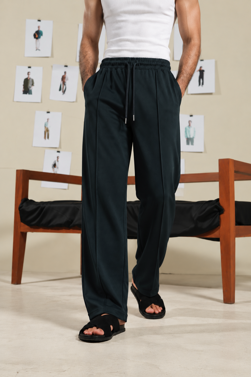 Pleated Comfort Trousers